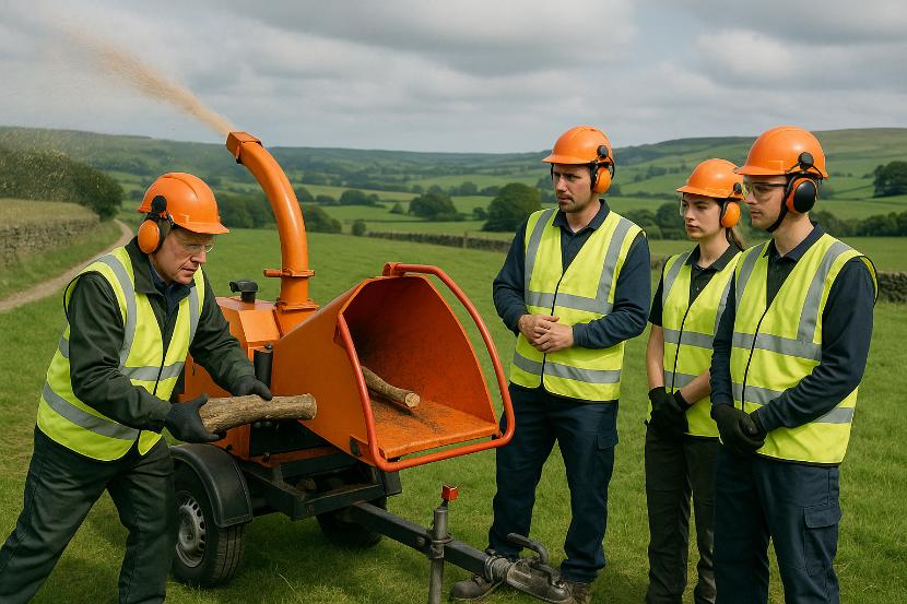 Wood Chipper Training in Durham